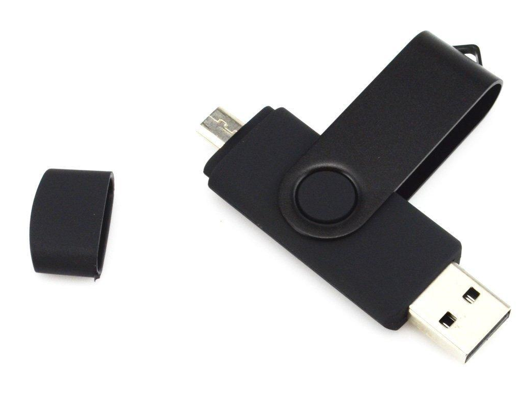 Quazar - 2in1 Smart Pendrive - 16GB - fekete