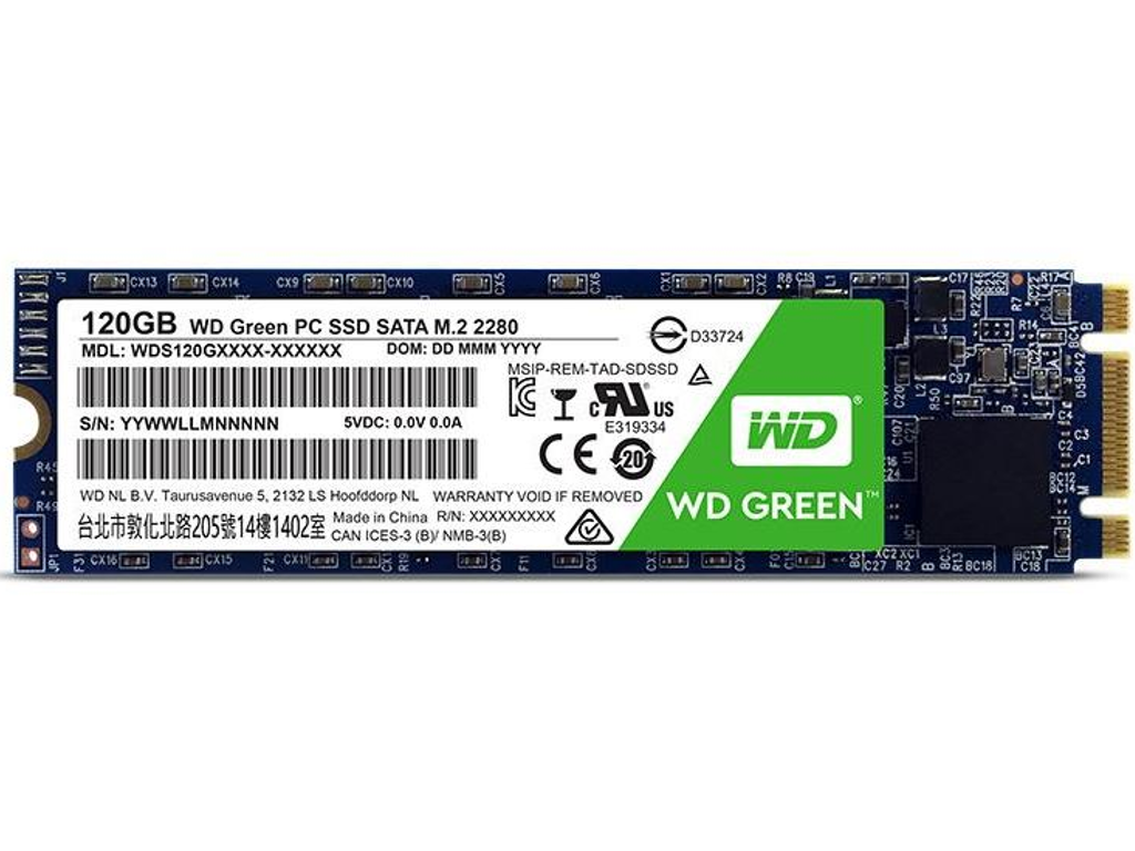 Western Digital M.2 Green - 120GB - SSD WDS120G2G0B