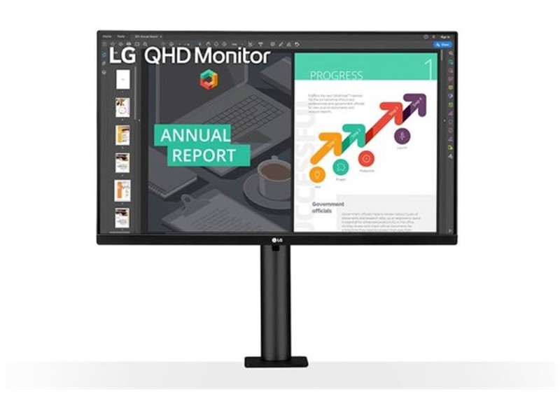 LG 27QN880-B - 27 colos QHD IPS AMD FreeSync HDR10 Fekete monitor