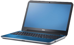DELL Inspiron 5537 Intel® Core i3-4010U (3M Cache, 1.7 GHz), 15.6in HD (1366X768)WLED TL 4GB DDR3L 1600MHz,500GB 5400RPM, DVD+/-RW, AMD Radeon HD 8670M 2GB GDDR5,802.11b/g/n+Bluetooth v4.0 Kék 6-cell 65W, Ubuntu Edit
