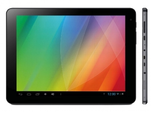 Alcor ZEST Q933R IPS 9.7 2048x1536, Cortex® A9 Quad Core™ 1.60GHz, 2GB RAM, 32GB Flash, WiFi, Webkamera, G-szenzor, microUSB, microSD, miniHDMI, Android Jelly Bean, Szürke + Bőr Tok Bundle
