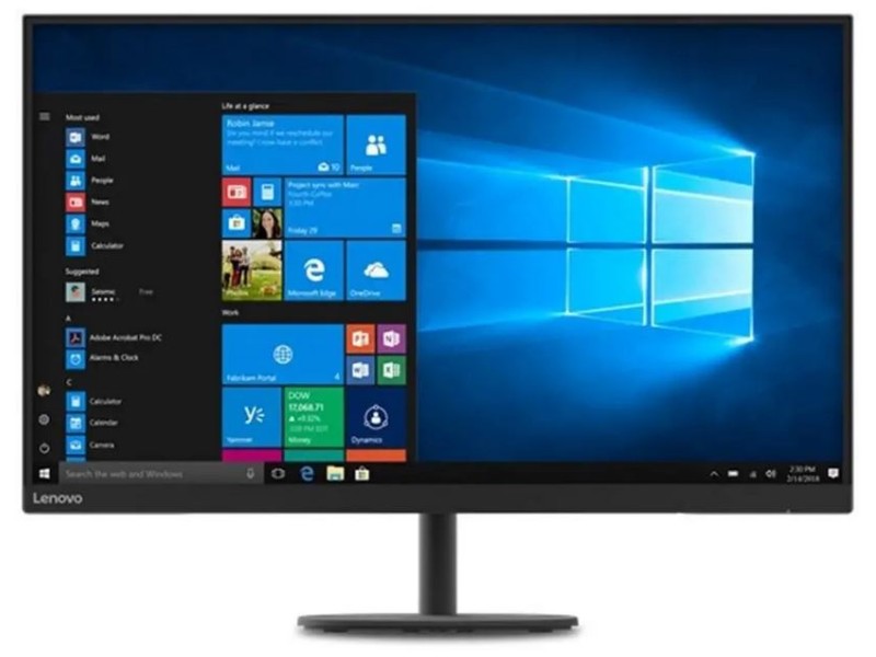 Lenovo D32qc-20 - 31,5 colos VA Fekete Monitor akciós termékkép 1