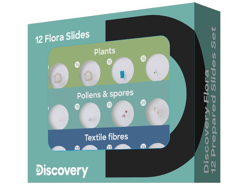 Discovery Flora – 12 előkészített tárgylemez-készlet akciós termékkép 1