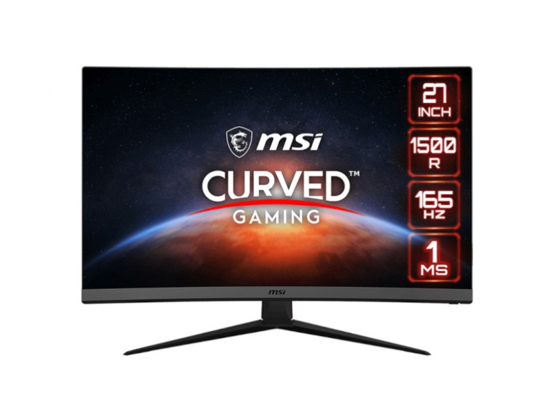 MSI Optix G27C7 - 27 colos Ívelt 165Hz-es FHD VA AMD FreeSync Premium Gamer Fekete monitor akciós termékkép 1