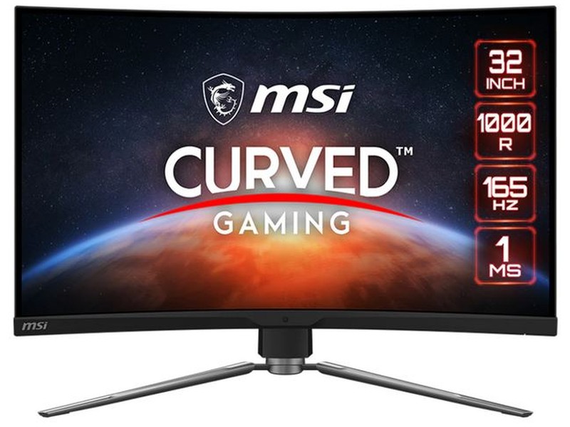 MSI MPG ARTYMIS 323CQR - 31.5 colos Ívelt 165Hz-es WQHD VA AMD FreeSync Premium HDR400 Fekete Gamer monitor akciós termékkép 1