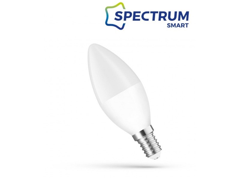 SpectrumLED 5W/410Lm/CCT+DIM/IP20/E14 WiFi LED gyertya led fényforrás akciós termékkép 1