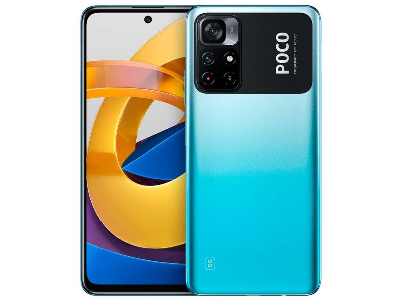 Xiaomi Poco M4 Pro 5G 64GB 4GB Dual-SIM Kék Okostelefon akciós termékkép 1