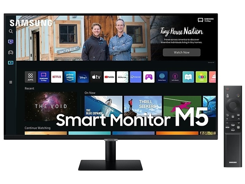 Samsung S27BM500EU - 27 colos FHD VA HDR10 Fekete SMART monitor távirányítóval akciós termékkép 1