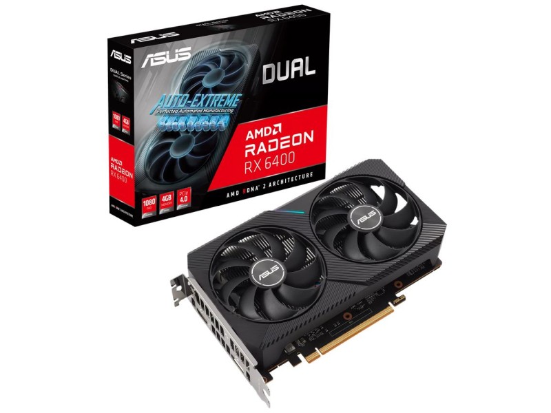 ASUS Radeon RX 6400 4GB GDDR6 64bit Videókártya akciós termékkép 1