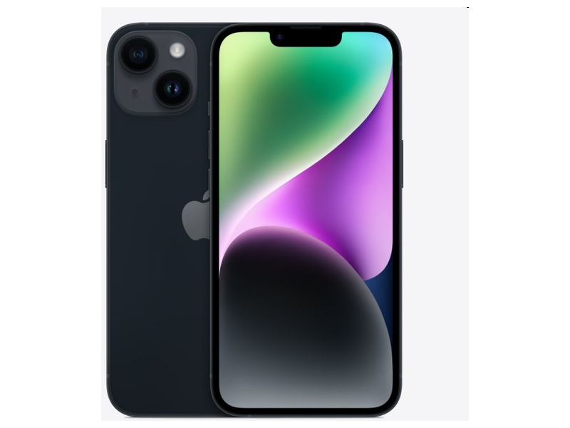 Apple iPhone 14 5G 128GB 6GB Éjfekete Okostelefon akciós termékkép 1