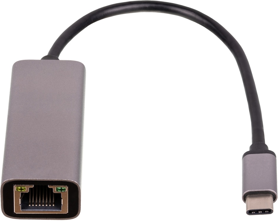 Akyga AK-AD-65 15cm USB-C - 1000 Mbps Ethernet adapter akciós termékkép 1