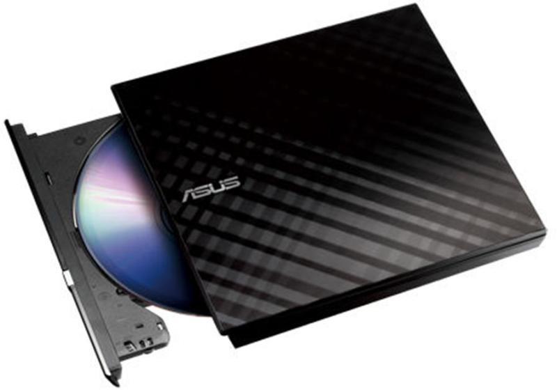 ODD Külső DVD író Asus Lite Fekete Dobozos Slim akciós termékkép 1