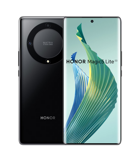 Honor Magic5 Lite 5G 256GB 8GB Dual-SIM Fekete Okostelefon akciós termékkép 1