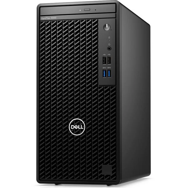 Dell OptiPlex 3000 MT N004O3000MTAC_VP - Intel Core i3-12100, 8GB, 256GB SSD, Intel UHD Graphics 730, Windows 10 Pro, Fekete Asztali Számítógép akciós termékkép 1