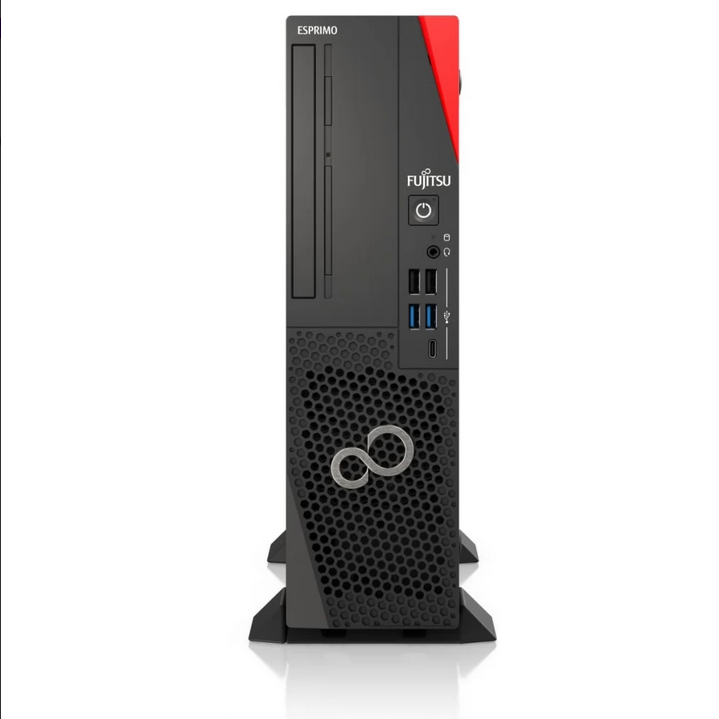 Fujitsu ESPRIMO D6012 VFY:D612EPC50RIN - Intel Core i5-12400, 8GB, 512GB SSD, Intel UHD Graphics 730, Windows 11 Pro, Fekete Asztali Számítógép akciós termékkép 1