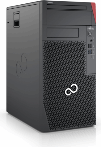 Fujitsu ESPRIMO D6012 VFY:P612EPC52RIN - Intel Core i5-12400, 16GB, 512GB SSD, Intel UHD Graphics 730, Windows 11 Pro, Fekete Asztali Számítógép akciós termékkép 1