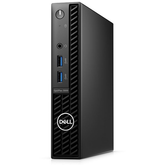 Dell OptiPlex 3000 MFF N016O3000MFF_VP_UBU - Intel Core i5-12500, 16GB, 512GB SSD, Intel UHD Graphics 770, Fekete Asztali Számítógép akciós termékkép 1