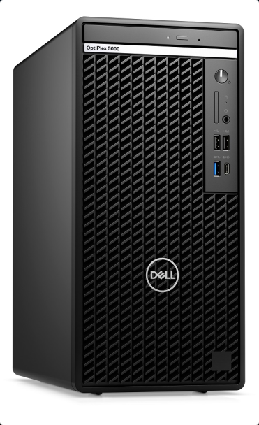 Dell OptiPlex 5000 MT 5000MT-3 - Intel Core i7-12700, 16GB, 512GB SSD, Intel UHD Graphics 770, Windows 10 Pro, Fekete Asztali Számítógép akciós termékkép 1