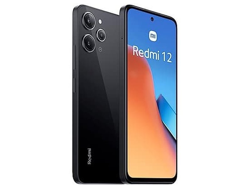Xiaomi Redmi 12 4G 128GB 4GB Dual-SIM Fekete Okostelefon akciós termékkép 1