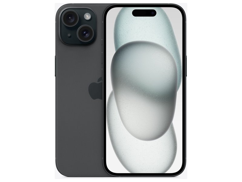 Apple iPhone 15 5G 128GB 6GB Éjfekete Okostelefon akciós termékkép 1