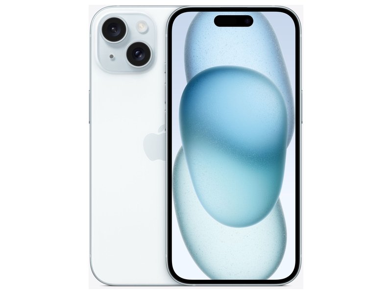 Apple iPhone 15 5G 128GB 6GB Kék Okostelefon akciós termékkép 1