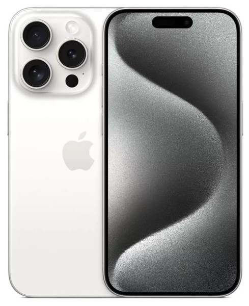 Apple iPhone 15 Pro 5G 128GB 8GB Fehér Okostelefon akciós termékkép 1