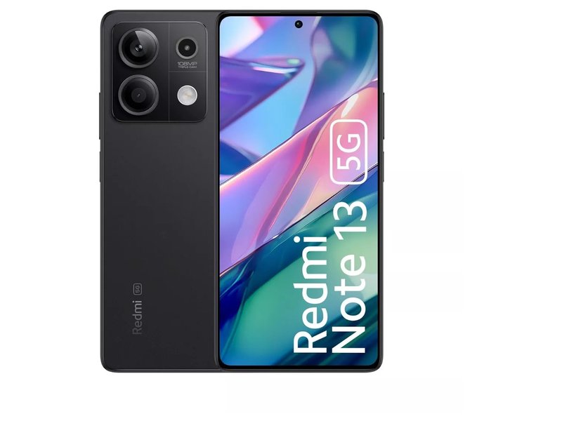 Xiaomi Redmi Note 13 5G 128GB 6GB Dual-SIM Fekete Okostelefon akciós termékkép 1