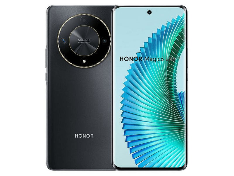 Honor Magic6 Lite 5G 256GB 8GB Dual-SIM Fekete Okostelefon akciós termékkép 1